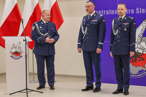 Przemowa p.o. komendanta CBŚP insp. Mariusza Kudeli.