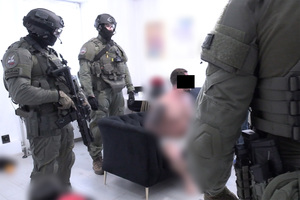 policjanci w trakcie działań