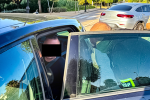 policjanci zatrzymują osobę