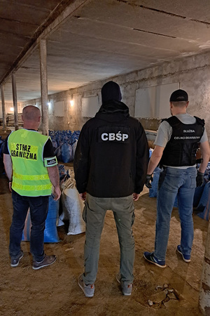 policjanci w trakcie realizacji