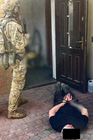 policjanci w trakcie działań