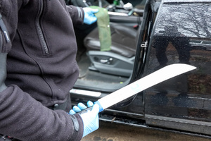 policjanci w trakcie realizacji