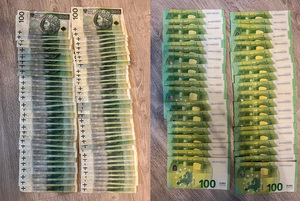 Funkcjonariusze w trakcie realizacji