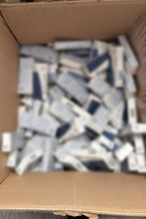 przejęte opakowania