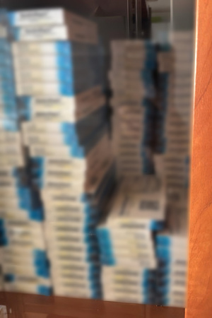 przejęte opakowania