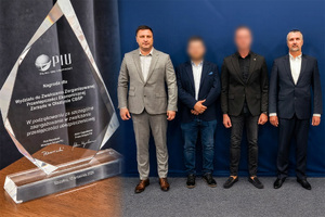 połączone zdjęcia, statuetka i osoby